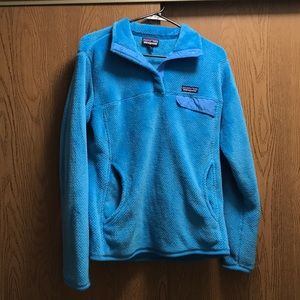 Patagonia fleece pullover blue women’s
